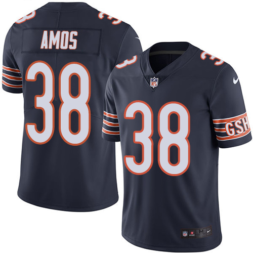 Nike Bears #38 Adrian Amos Navy Blue Team Color Men's Stitched NFL Vapor Untouchable Limited Jersey